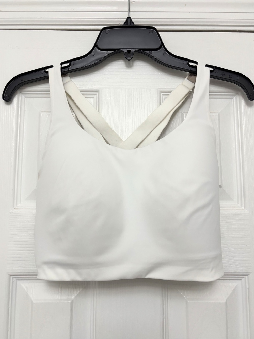 Lululemon Energy Bra High Support White 34DDD Sports Bra Workout Athletic - Picture 4 of 6